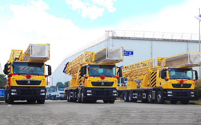 实用为王，破解路桥检测难题！ PT视讯桥梁检测车批量启程西部