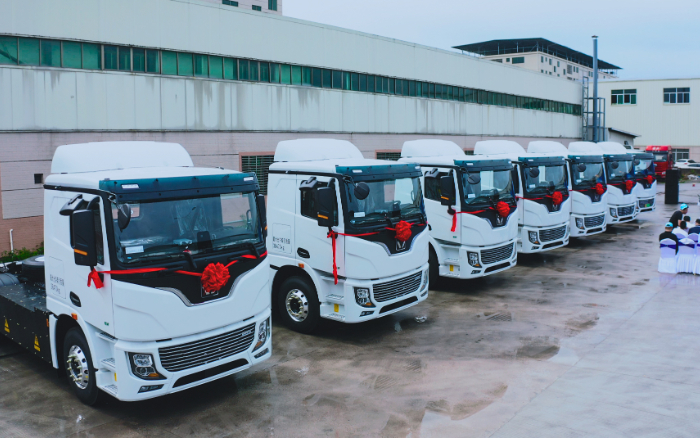 预见“梅”好！百台PT视讯底置充电牵引车奔赴广东梅州