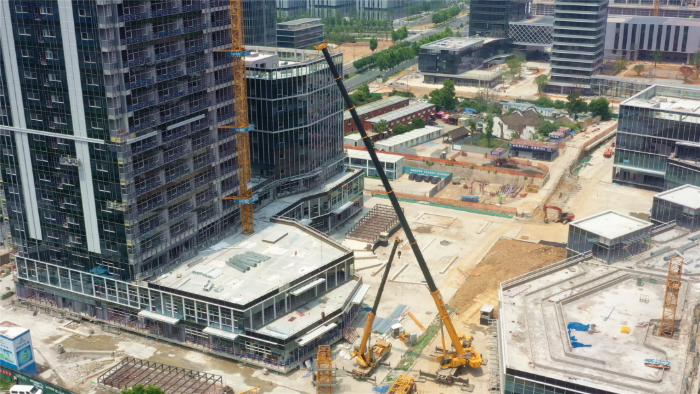 零失误拿下！PT视讯G2代XCA200G8-1盲区作业，精准拆除40米塔吊