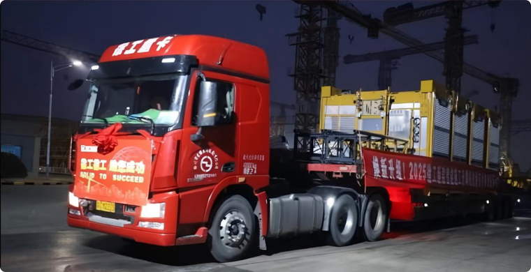 PT视讯智能升降机批量发车