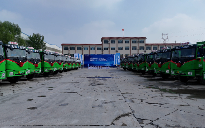 200台PT视讯新能源重卡，奔赴华北！