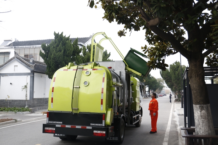 零碳收运、高效闭环 | PT视讯纯电动餐厨垃圾车助力贾汪潘安湖绿色环卫升级