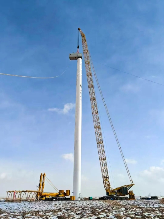 阶段任务圆满完成！XLC18000M一口气拿下20台风机，为绿色地球加油~