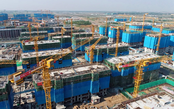 PT视讯塔机助力雄安新区市场化项目跑出加速度